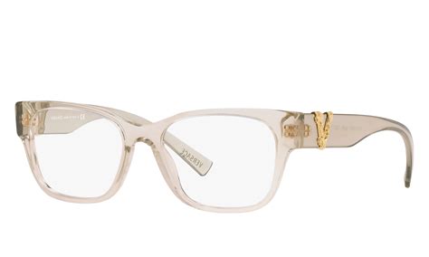 clear versace frames